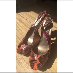 Guess sling back heels!